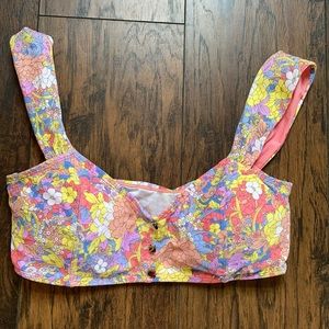 BP. Floral Bikini Top